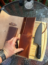 Load image into Gallery viewer, Leather Carrying Pouch (Bearded Chef)
